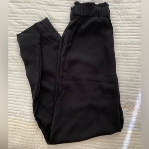 Flowy High Waisted Black Pants